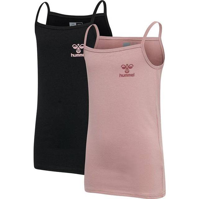 Hummel Hmlcarolina Strap TOP 2pack Stl. 98-104 fepojkar - Undertröjor Från Magasin - Rosa (98-104)