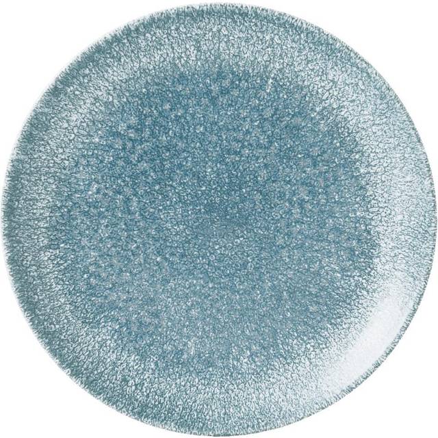 Churchill Studio Prints Raku Round Plate Topaz Blue 165mm (Pack of 12)