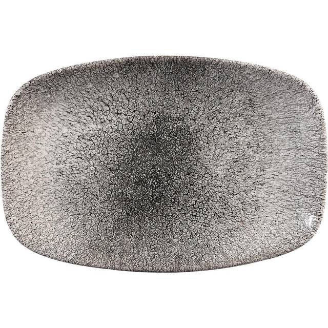 Churchill Studio Prints Raku Rectangular Plate Topaz Blue 237mm (Pack of 12)