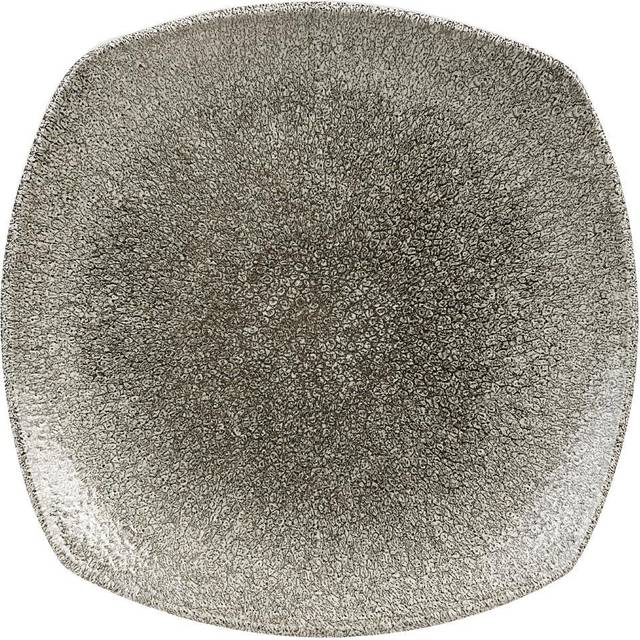 Churchill Studio Prints Raku Square Plates Quartz Black 215mm (Pack of 12)