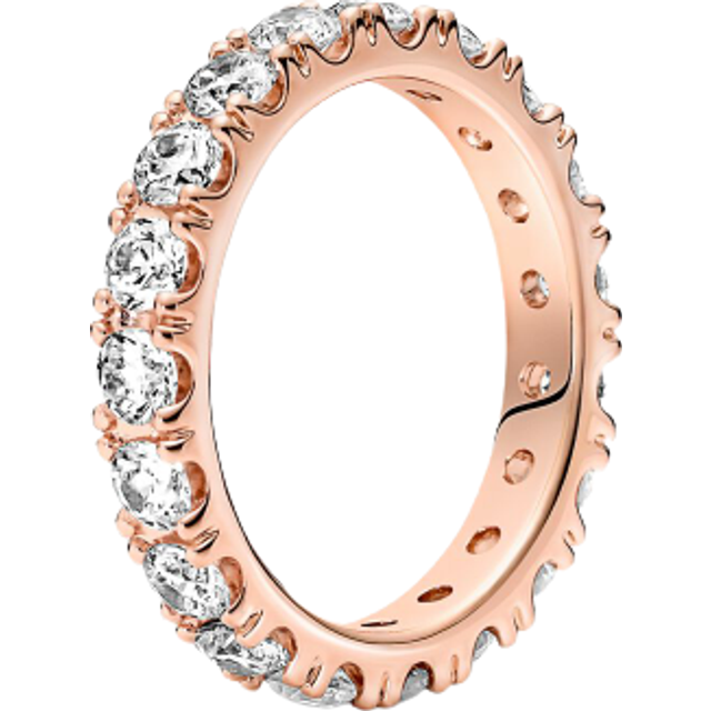 Pandora Rose Gold Sparkling Row Eternity Ring - 50