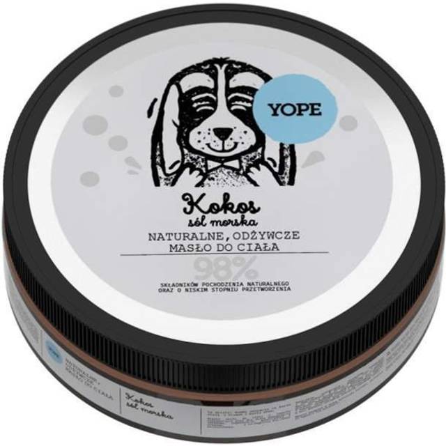 Yope natural nourishing body butter coconut sea salt 200 ml