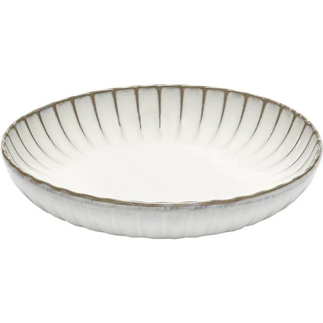 Serax Inku hög tallrik M Ø23 cm White - Vit
