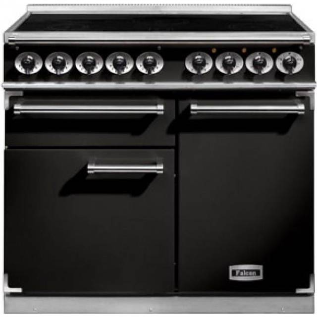 Falcon F1000DXEI Range Cooker Induction - Black / Chrome