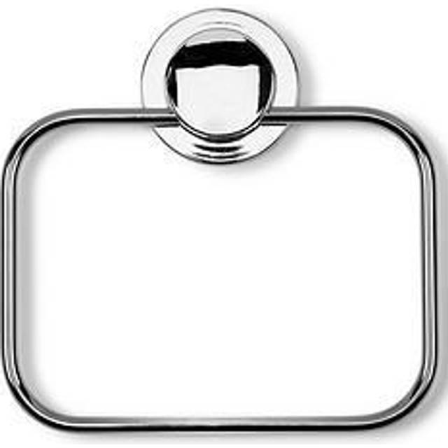 Croydex Stick 'n' Lock™ Bathroom Towel Ring - Chrome