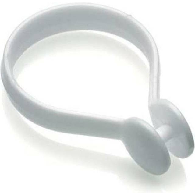 Croydex Shower Curtain Button Rings Pack of 12 White