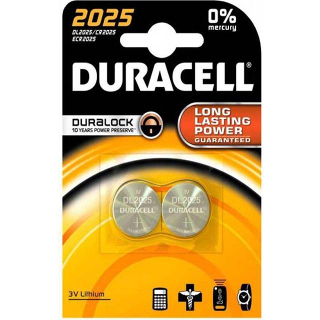 DURACELL DL2025/CR2025/ECR2025 Lithium Batteries