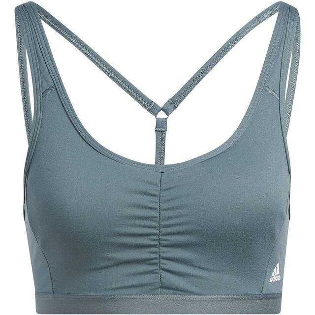 Adidas Womens Coreessentials Medium-Support Bra Size: LAC, Colour: Grey