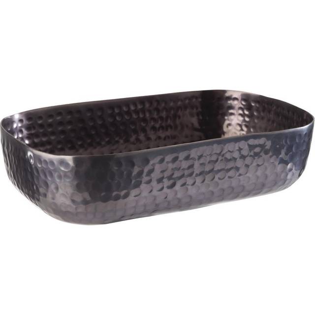 APS Hammered Serving Bowl Black 155 x 230mm