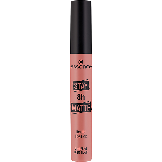 Essence Stay 8h Matte Liquid Lipstick Mask-Safe No. 02 Duck Face Vegan Alcohol-Free Paraben-Free 3ml