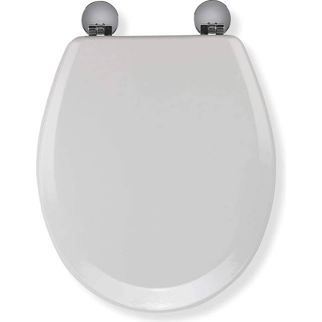 Croydex Como Flexi-Fix Toilet Seat, White