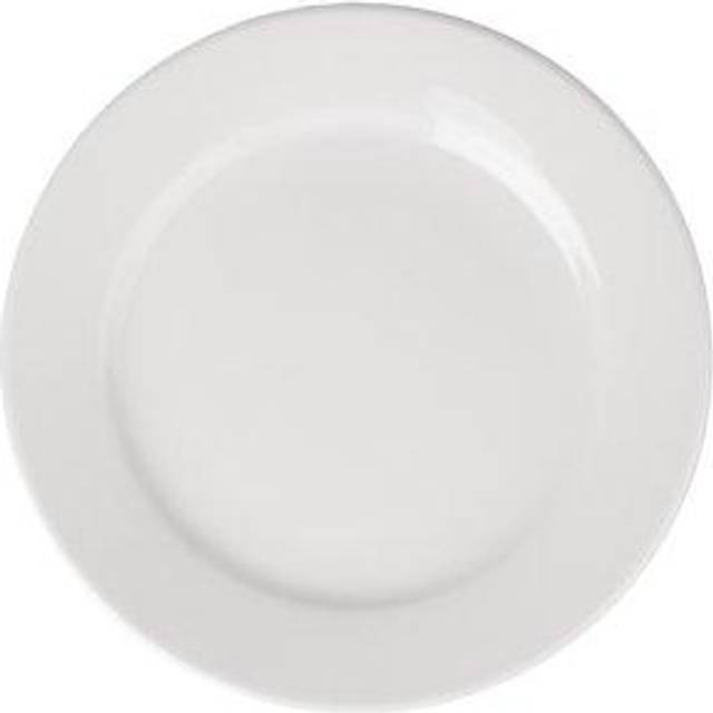 Olympia Athena Wide Rimmed Plates White 254mm (Pack of 12)