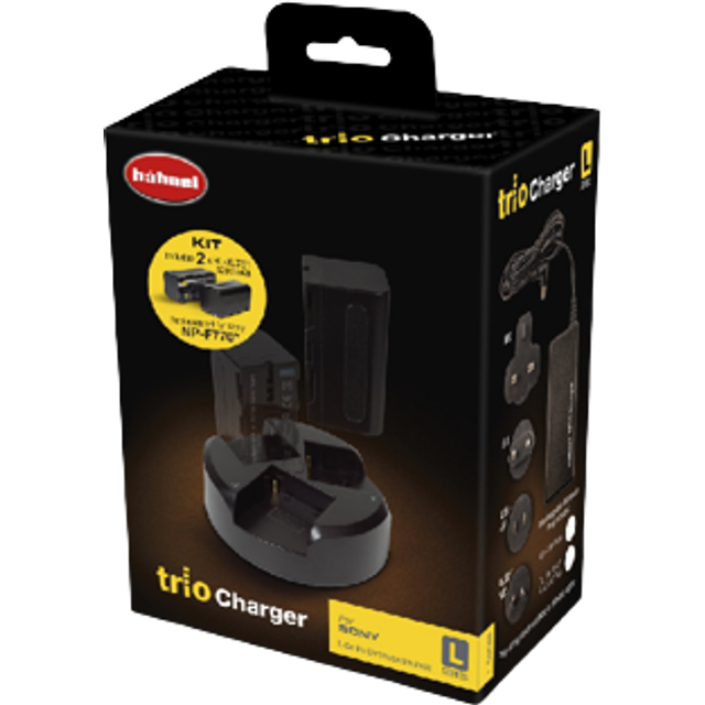 Hahnel Trio Charger Kit (Includes 2 x Hahnel Sony type HL-781 Batteries)