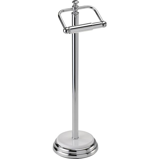 Showerdrape Opera Freestanding Toilet Roll Holder, White