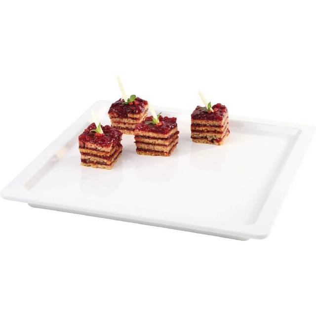 APS Apart Melamine Square Tray White 330mm