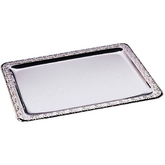 APS Stainless Steel Rectangular Service Tray 420mm