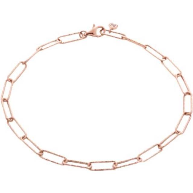 Monica Vinader Womens Rose Gold Alta Textured 18ct Gold-plated Vermeil Sterling Silver Bracelet 1size - ROSE GOLD