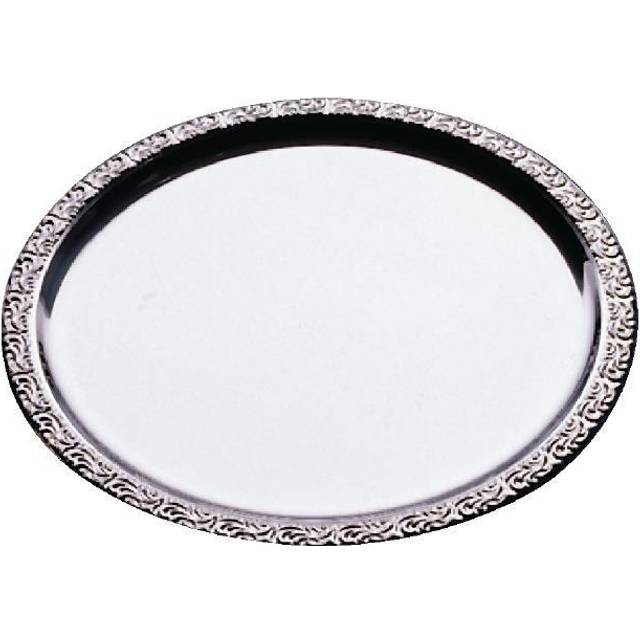 APS Stainless Steel Round Service Tray 350mm