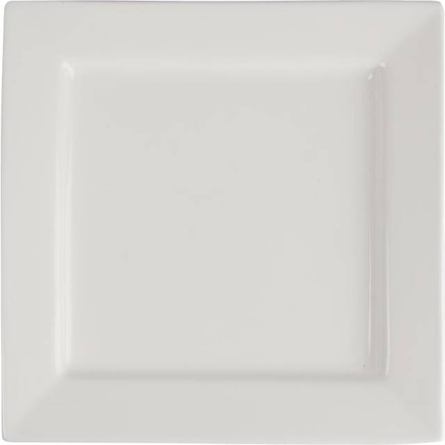 Olympia Lumina Square Plates White 233mm (4 pack)
