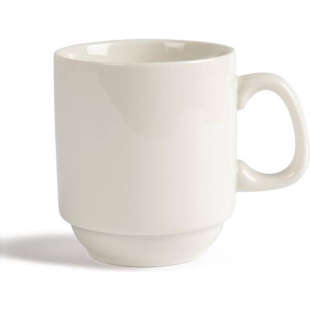Olympia Ivory Stacking Mugs 285ml 10oz (12 pack)