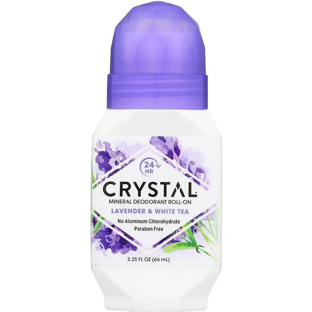 Crystal Mineral Deodorant Roll-On Lavender and White Tea 2.25 fl oz