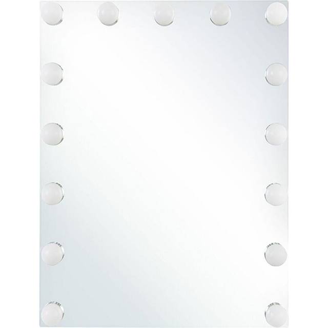 LED Bathroom Mirror LUCENAY 40 cm 50 cm Silver