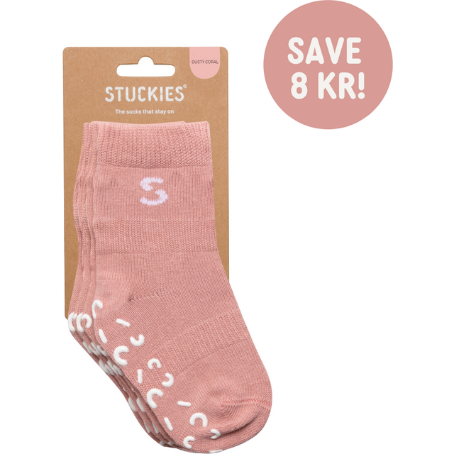 Stuckies Strumpor Dusty Coral 22/24 2-3 år - Multi