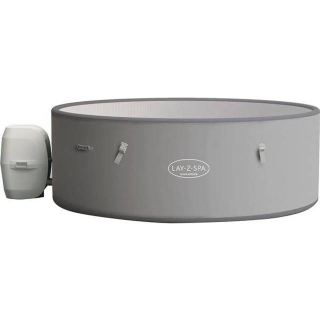 Lay-Z-Spa Singapore 5 Person AirJet Plus Hot Tub - 5 Seater