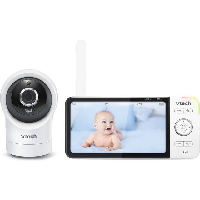 VTech RM5764HD 5" Smart Wi-Fi Enabled 360 Degree Pan & Tilt Video Baby Monitor