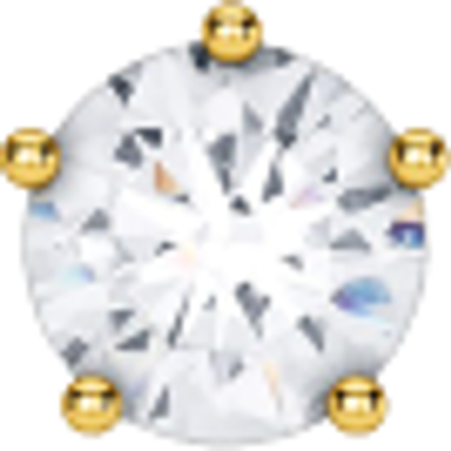 Thomas Sabo Single ear stud white stone gold white H2148-414-14 - yellow gold-coloured/white - one size