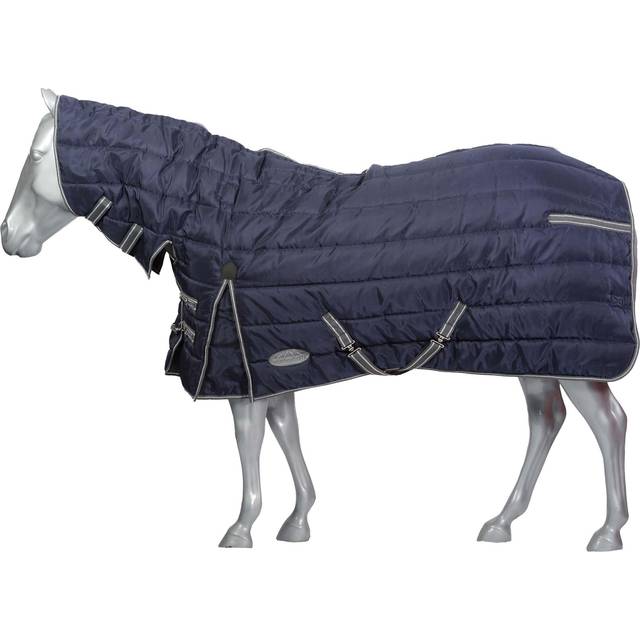 Weatherbeeta Comfitec PP Channel Quilt II Combo Neck Heavy - Dark Blue/Grey/White / 7'3