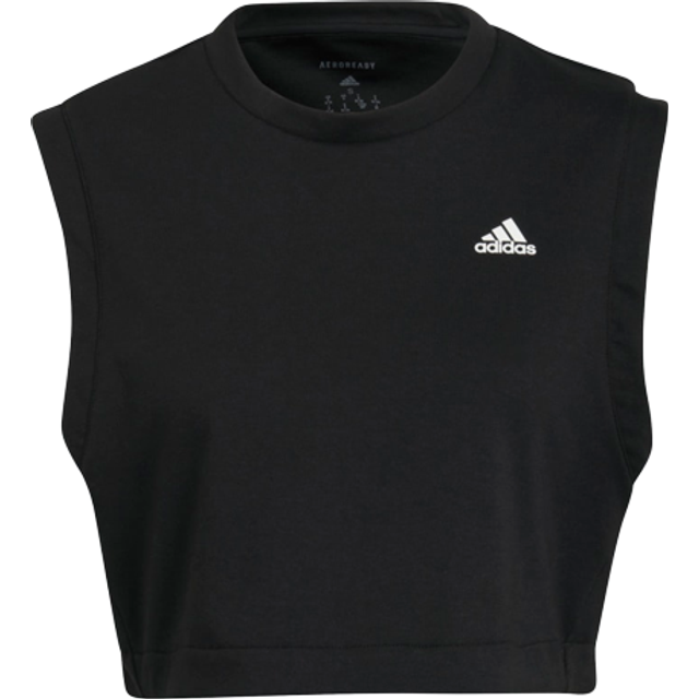 Adidas Womens Designed to Move Studio Sport Tank Top Size: Large, Colour: Black