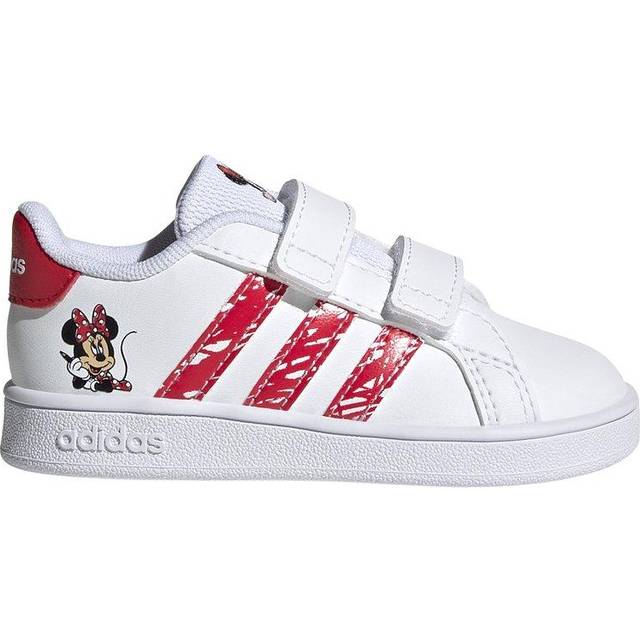 (TD) adidas x Disney Minnie Mouse Grand Court 'Cloud White Ray Red' GY8011 - Cloud White/Cloud White/Ray Red - 6.5K