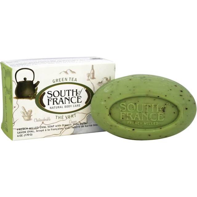 SOF Triple Milled Soap Bar Green Tea Leaves 6 oz