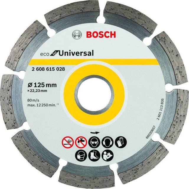 Bosch ECO Universal Segmented Diamond Cutting Disc 125mm 2mm 22mm