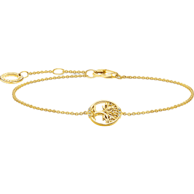 THOMAS SABO, Bracelets, female, Yellow, ONE SIZE, Gold Tree of Love Bracelet