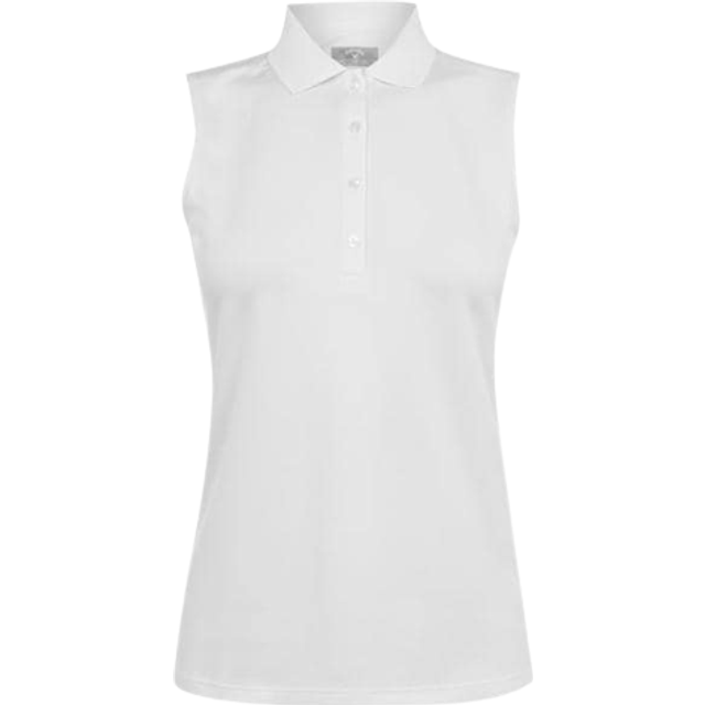 CALLAWAY Sleeveless Knit Polo |Vit |XL