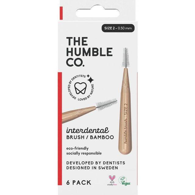 The Humble Co. Interdental Brush Bamboo Size 2 0.50mm 6 Packs