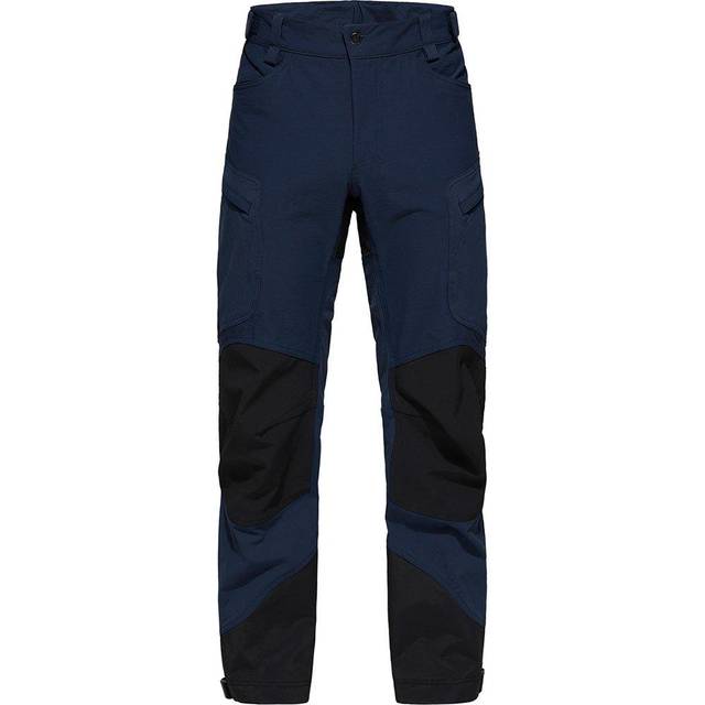 Haglöfs Vandringsbyxor herr robust berg byxa vattenavvisande, vindavvisande, stretch, Blå/svart (Tarn blå/True Black), S