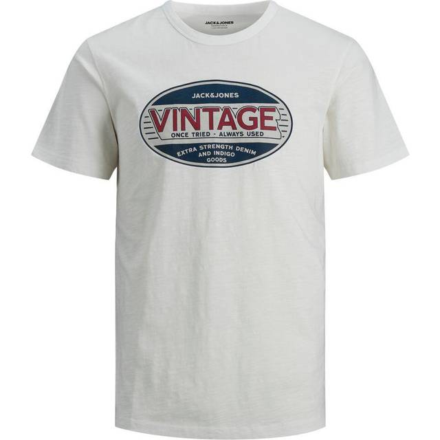 JACK & JONES Pojkar Jjedenim Tee S O-Neck Jr T-shirt, Molndansare, 128 cm
