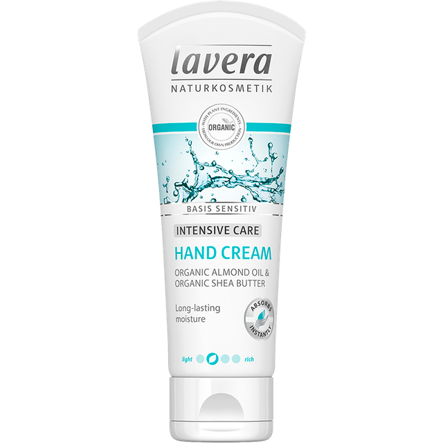lavera Basis Sensitiv Hand Cream with Aloe Vera &amp; Shea Butter - 75
