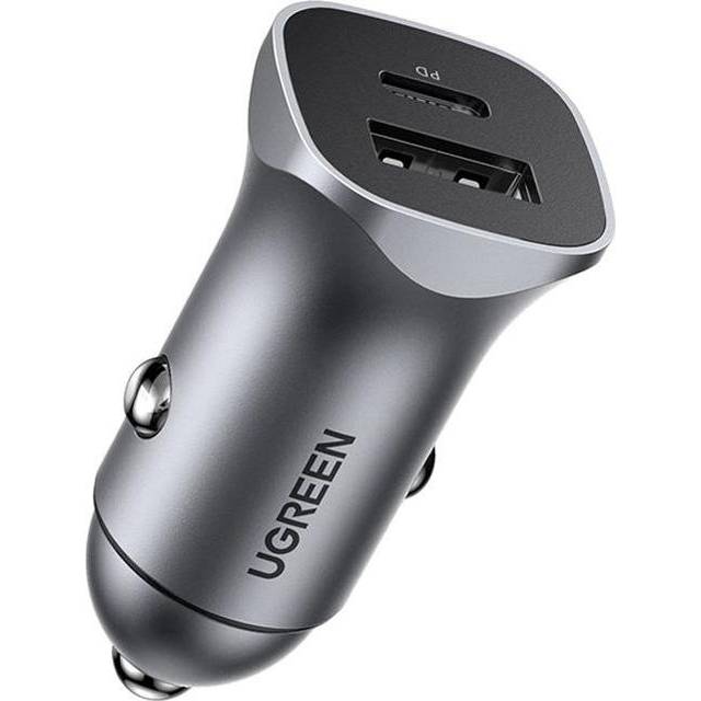 UGREEN USB C PD 3.0 Car Fast Charger 24W 4.8A Type C QC3.0 Quick Charge Adapter Compatible with iPhone 13 Pro Max 12 11, iPad Pro 2021/Air 4, Gal