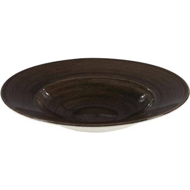 Churchill Stonecast Patina Profile Wide Rim Bowls Iron Black 280mm (Pack of 12)