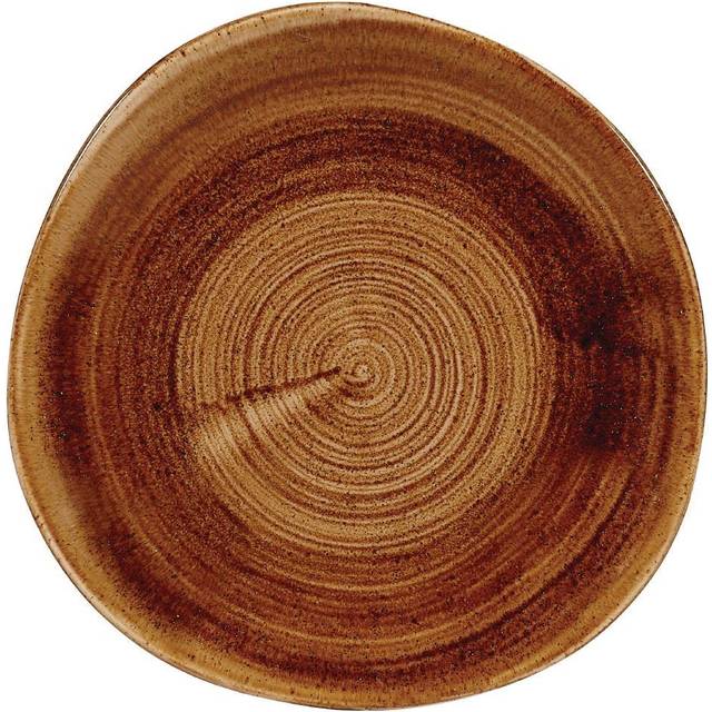 Churchill Stonecast Patina Organic Round Plates Vintage Copper 210mm (Pack of 12)