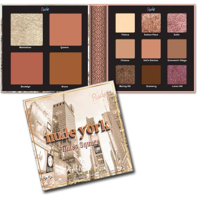 Rude Cosmetics Rude Nude York Face Eye Palette