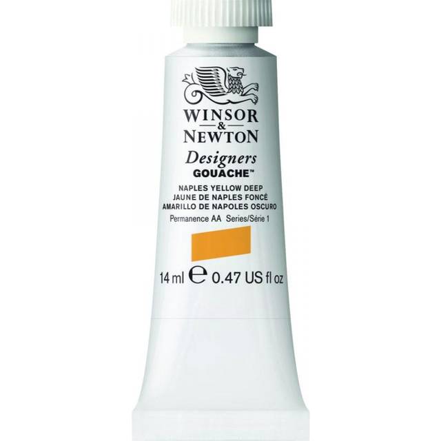 Winsor & Newton Designers Gouache Naples Yellow Deep 425