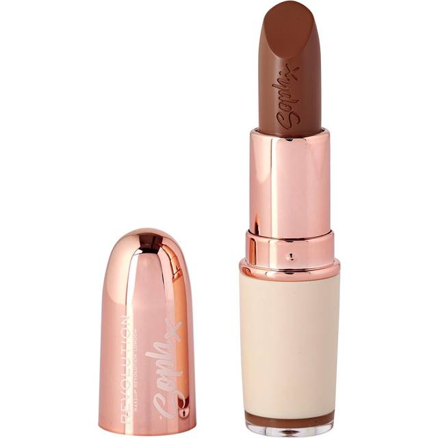 Revolution Beauty Soph Nude Lipstick, Fudge