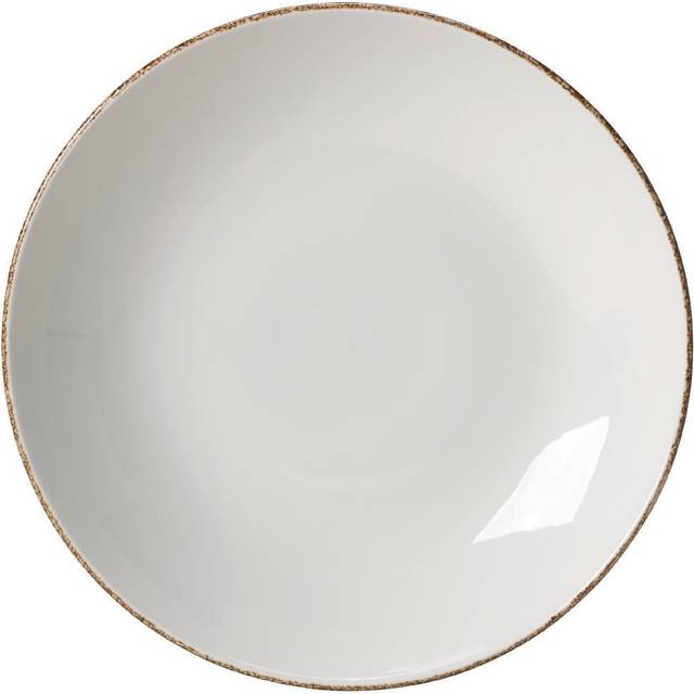 Steelite Brown Dapple Coupe Plates 300mm