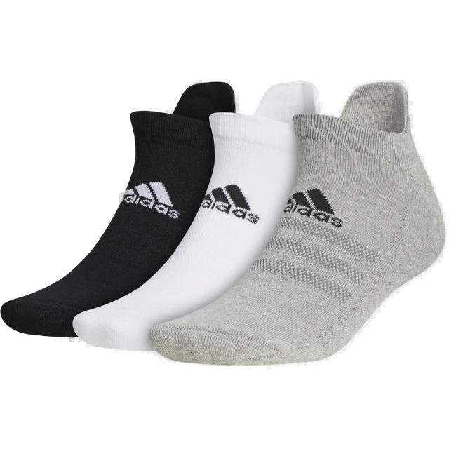 adidas 3 PK ANKLE Socks - Grey3 - 6508 Size: UK 6.5-8