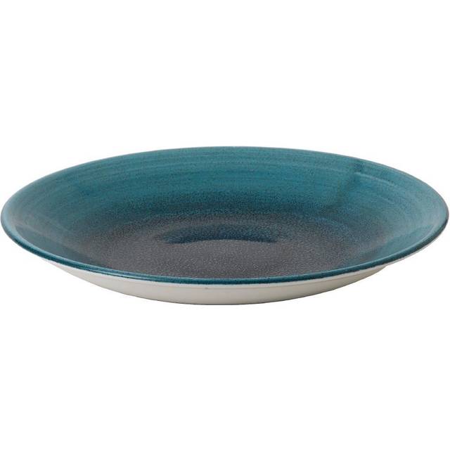 Churchill Stonecast Aqueous Lagoon Deep Coupe Plate - 9 2/5"- you get 12